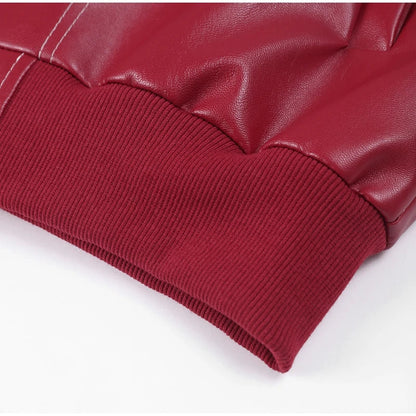 VIVIEN | Oversized leren jas